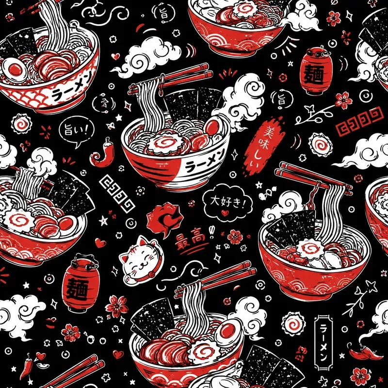 Retro Fast Food Pattern Packs Deluxe