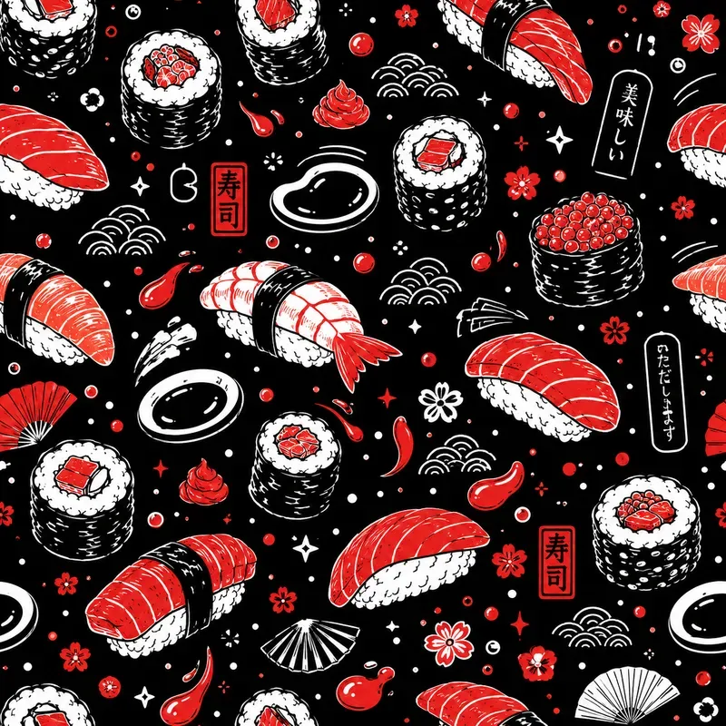 Retro Fast Food Pattern Packs Deluxe