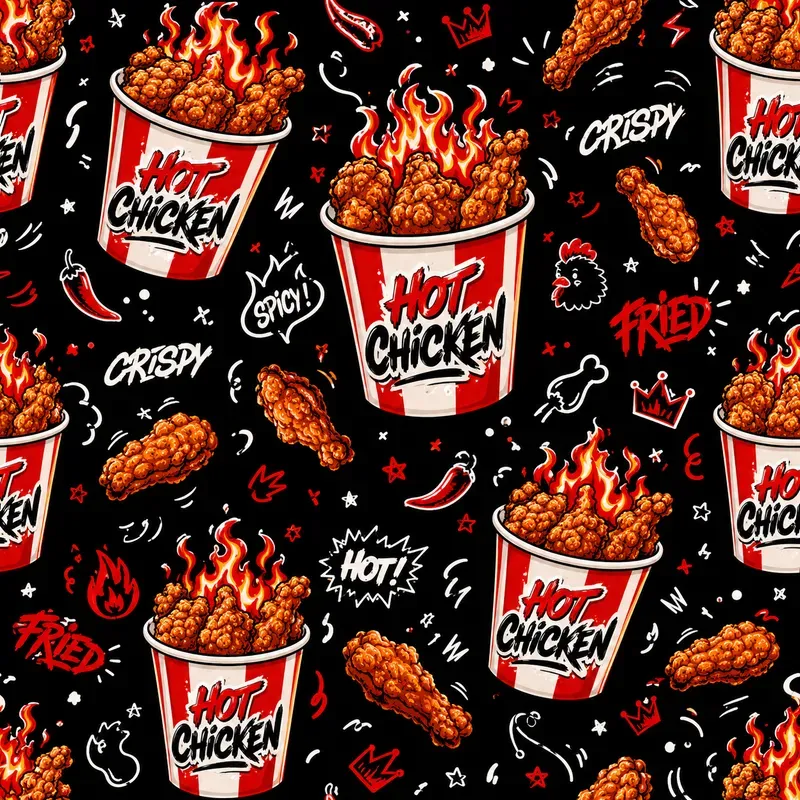 Retro Fast Food Pattern Packs Deluxe