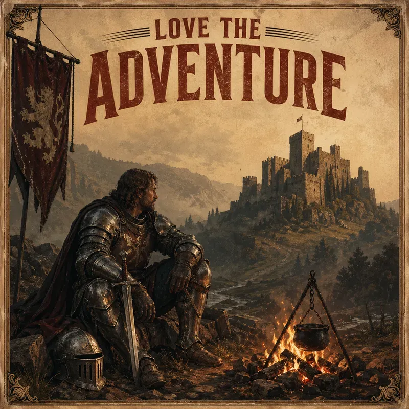 Vintage Adventure Poster Scenes
