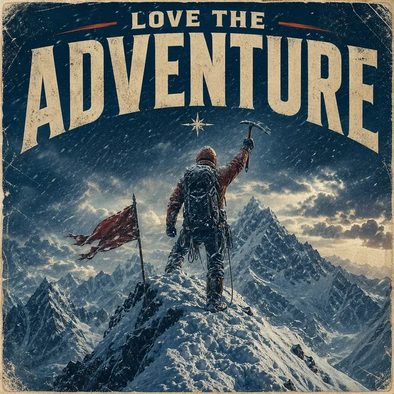 Vintage Adventure Poster Scenes