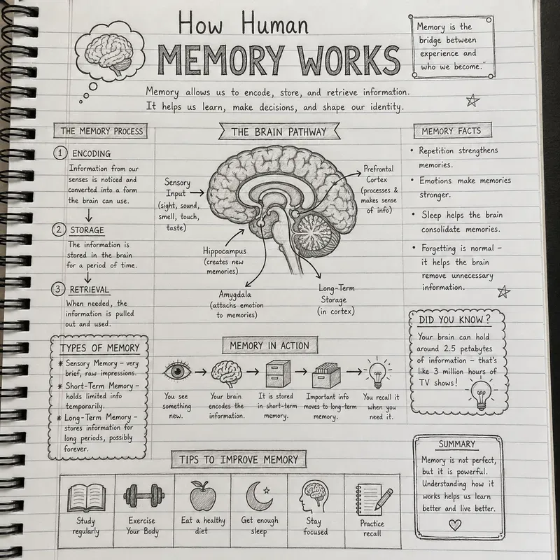 Notebook Infographic Pages