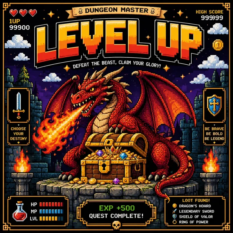 Pixel Legends Poster Packs