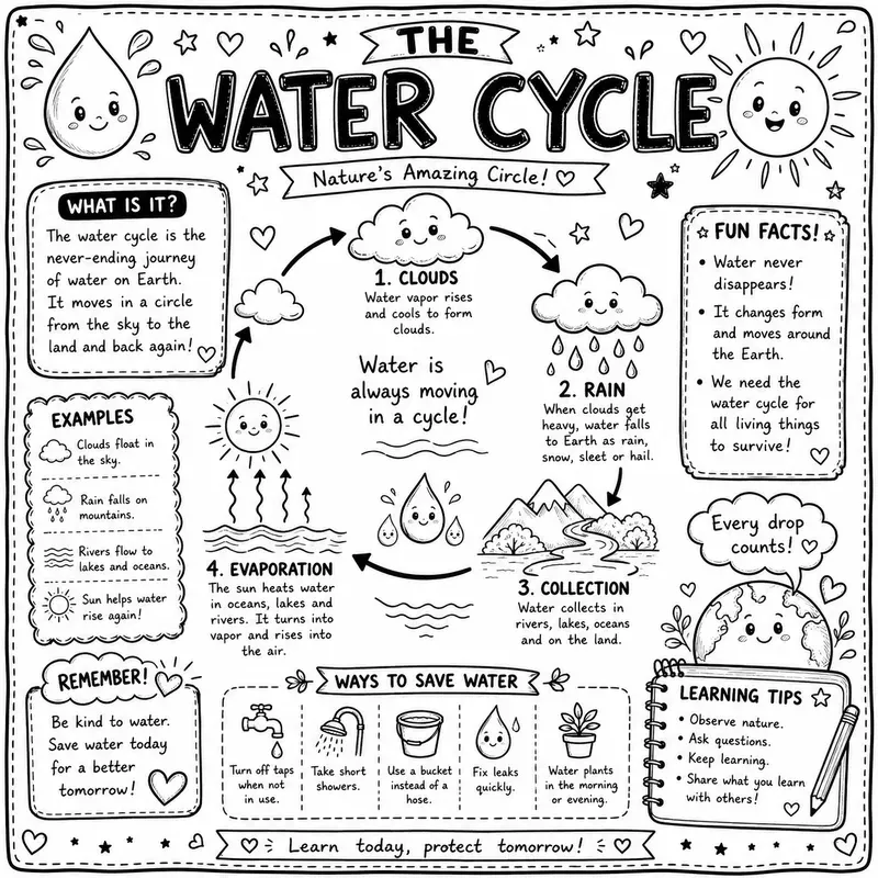 Kids Sketchnote Worksheets