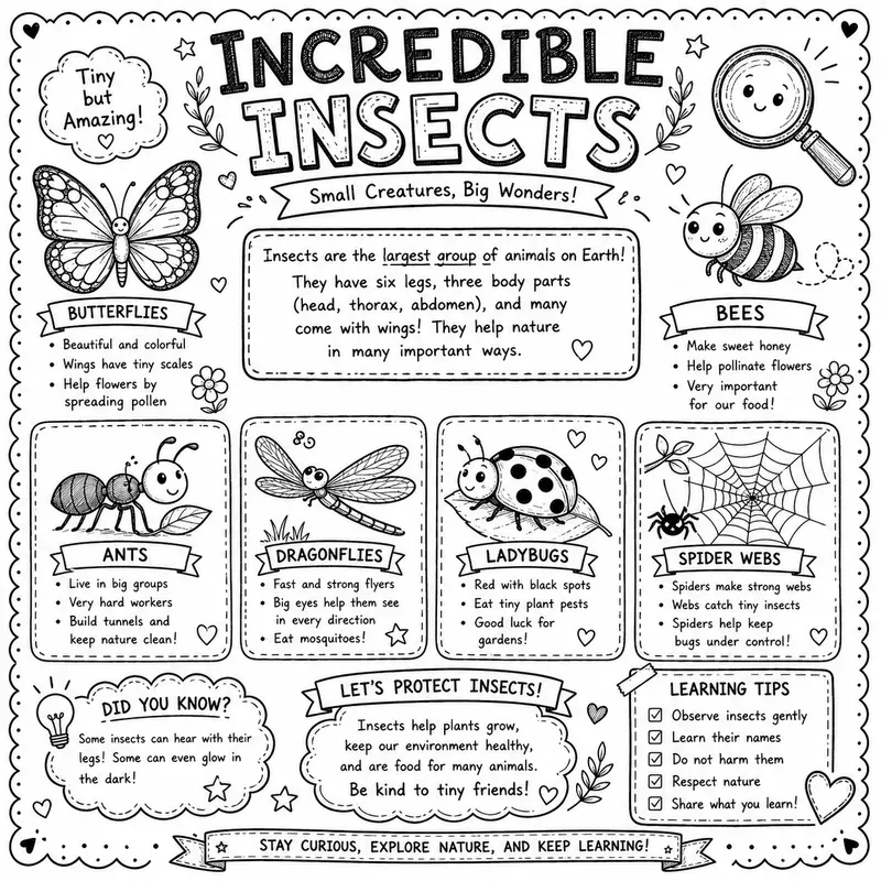 Kids Sketchnote Worksheets