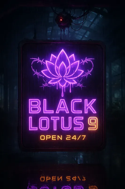 Cyberpunk Neon Bar Signs