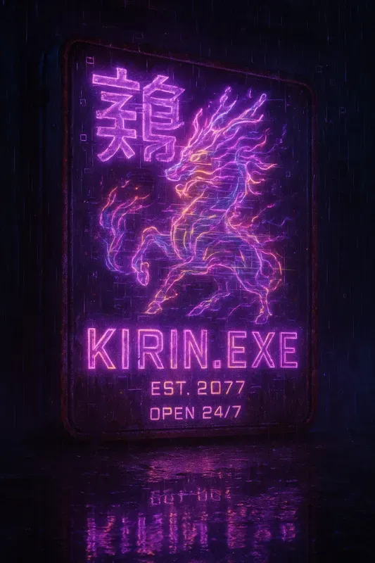 Cyberpunk Neon Bar Signs