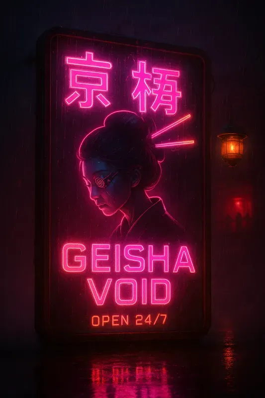 Cyberpunk Neon Bar Signs