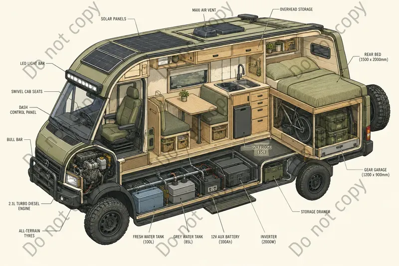 Isometric Vehicle Cutaway Art