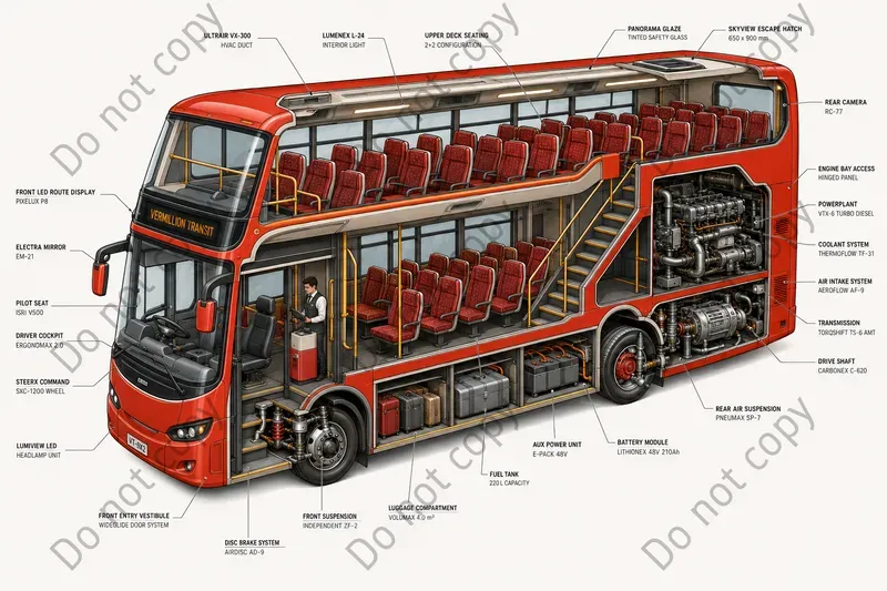 Isometric Vehicle Cutaway Art