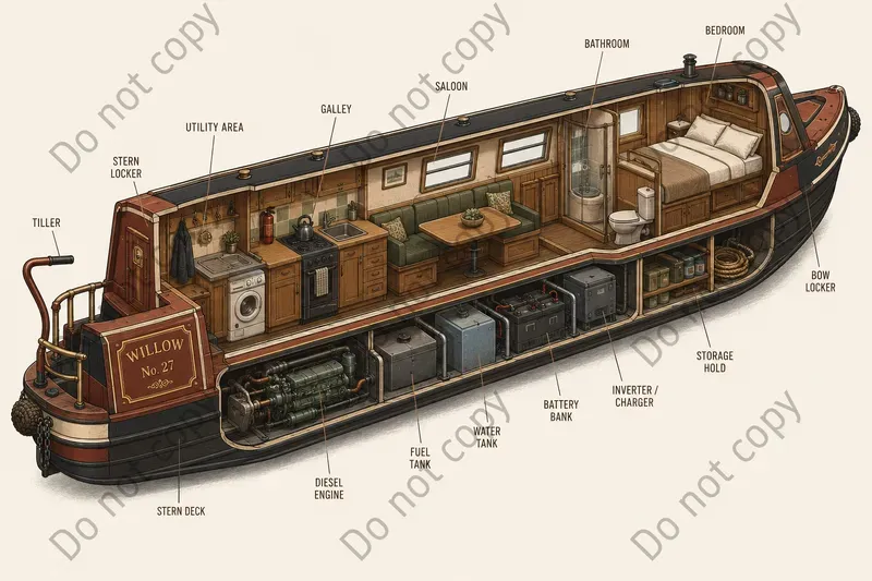 Isometric Vehicle Cutaway Art