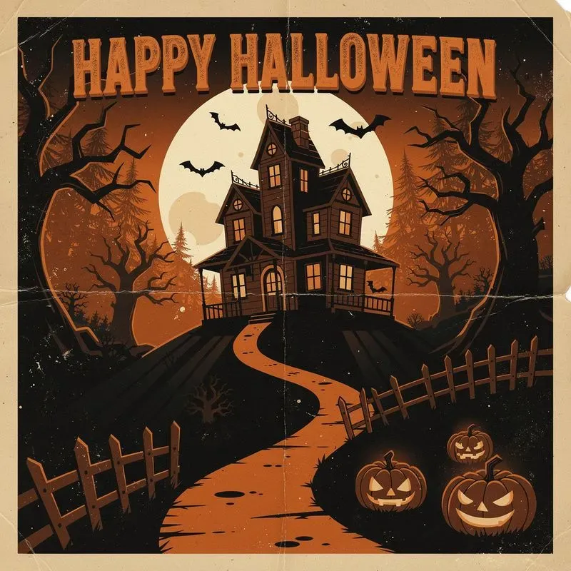 Halloween Spooky Poster Lites