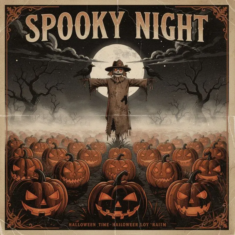 Halloween Spooky Poster Lites