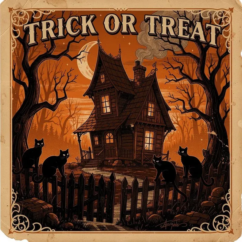 Halloween Spooky Poster Lites