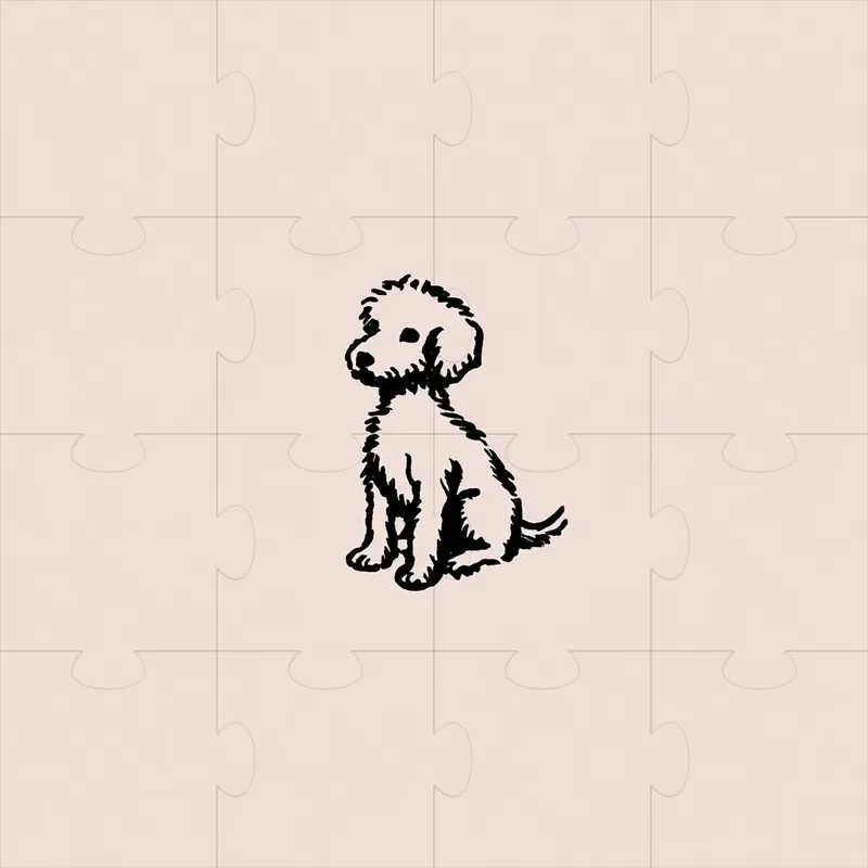Tiny Little Black Outline Animal Icons