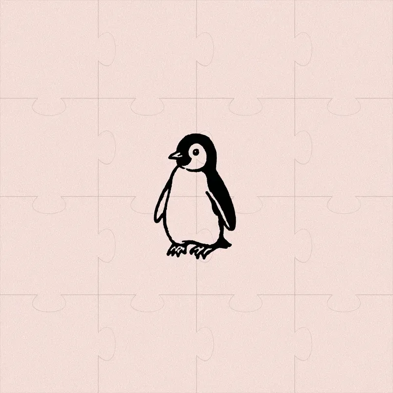 Tiny Little Black Outline Animal Icons