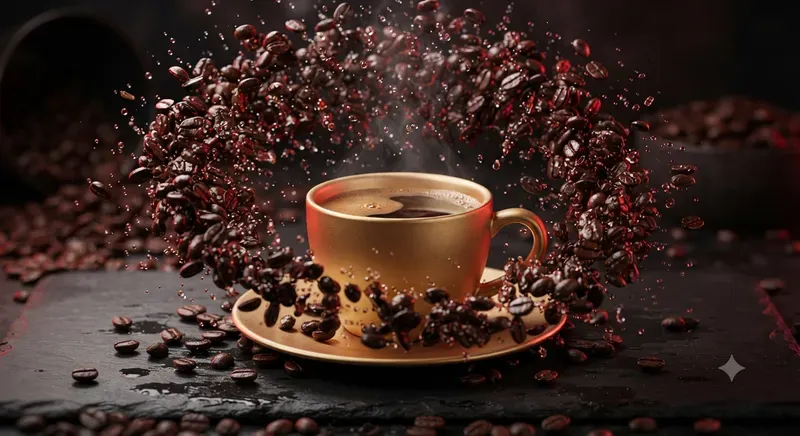 Luxury Coffee Cup Splashes