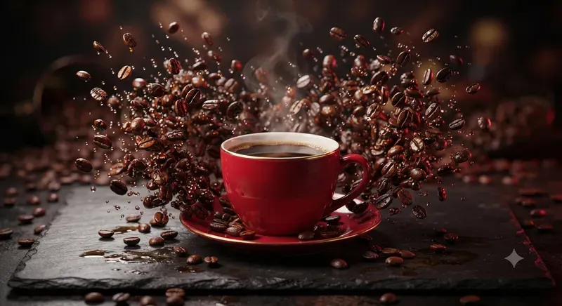 Luxury Coffee Cup Splashes