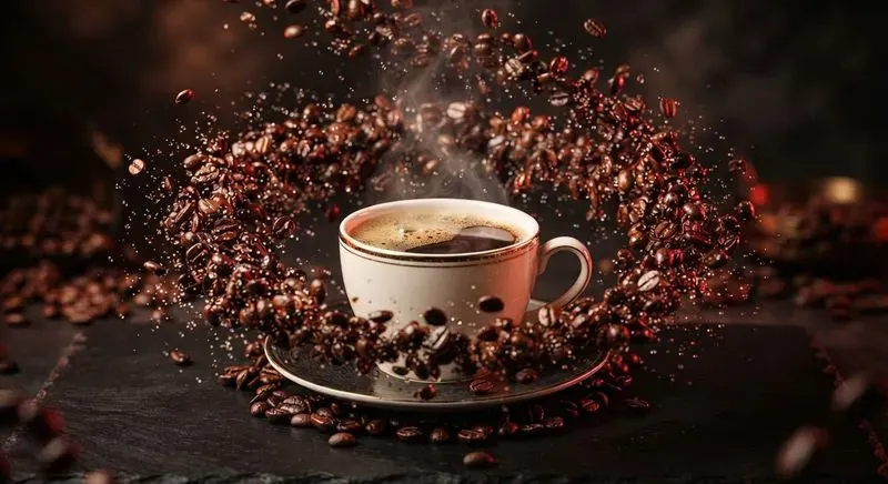 Luxury Coffee Cup Splashes