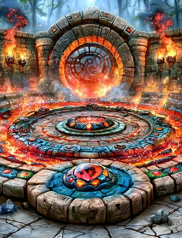 Magical Fire Elemental Junk Journals