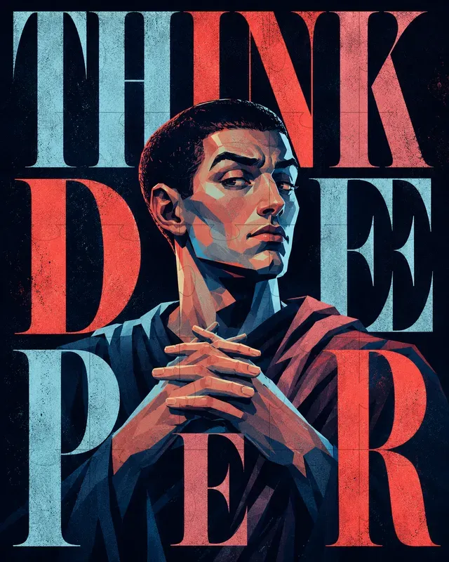 Neoeditorial Typography Portraits