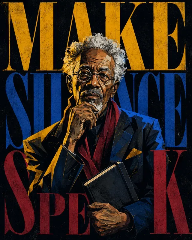 Neoeditorial Typography Portraits