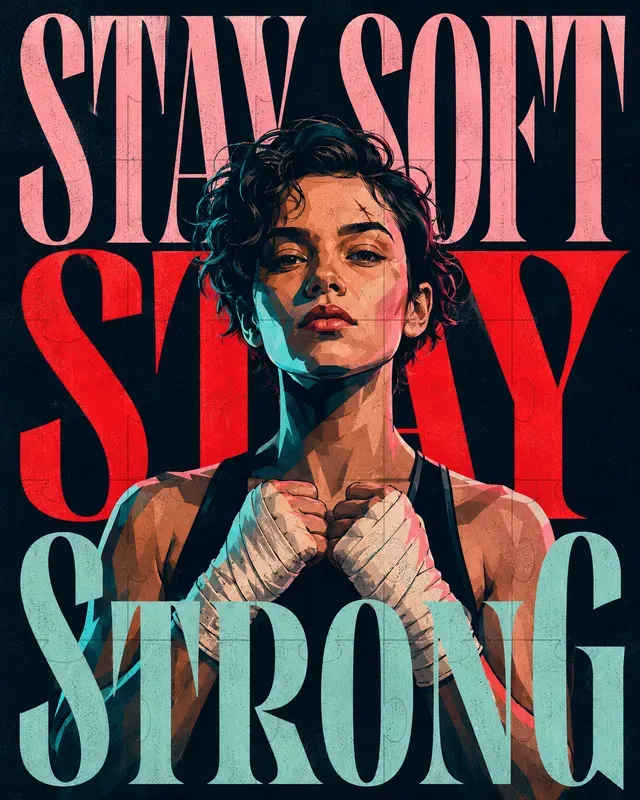 Neoeditorial Typography Portraits