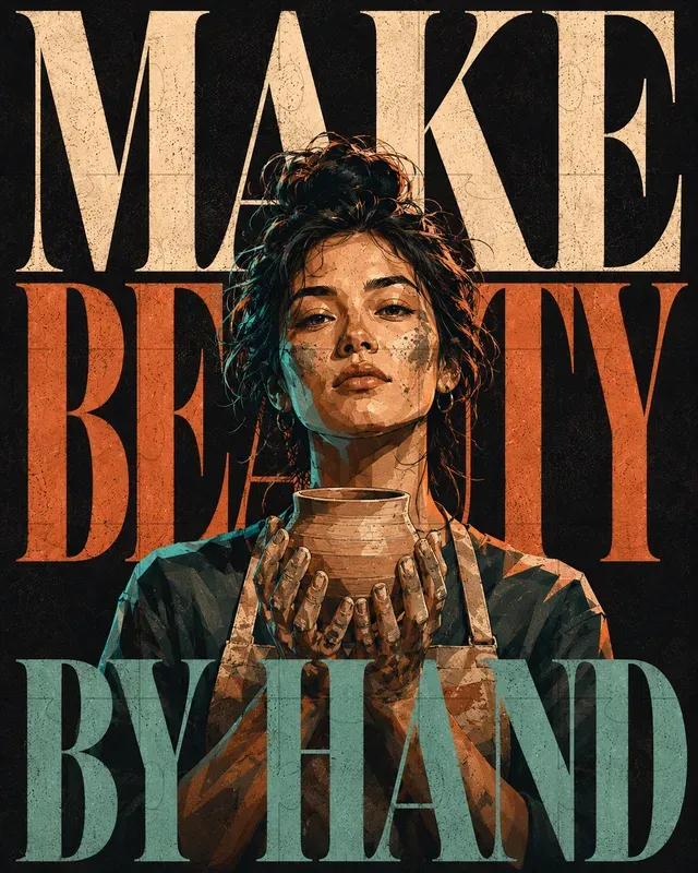 Neoeditorial Typography Portraits