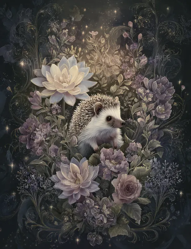 Enchanted Rococo Botanical Animals