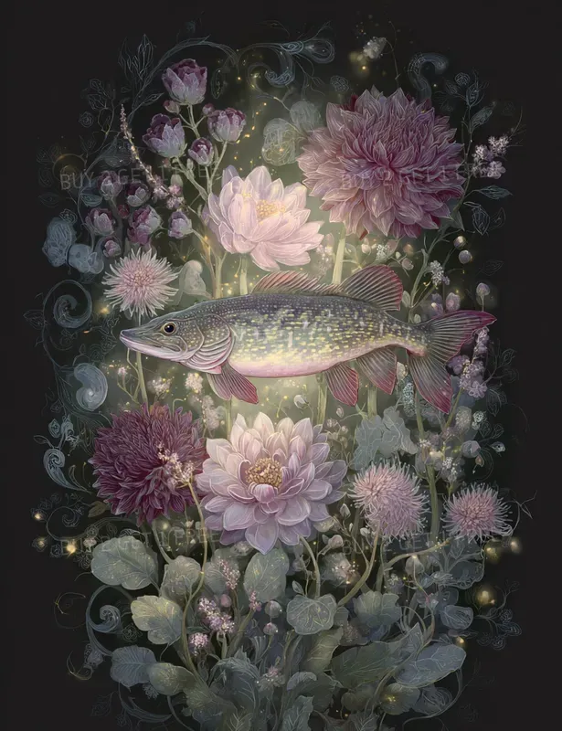 Enchanted Rococo Botanical Animals