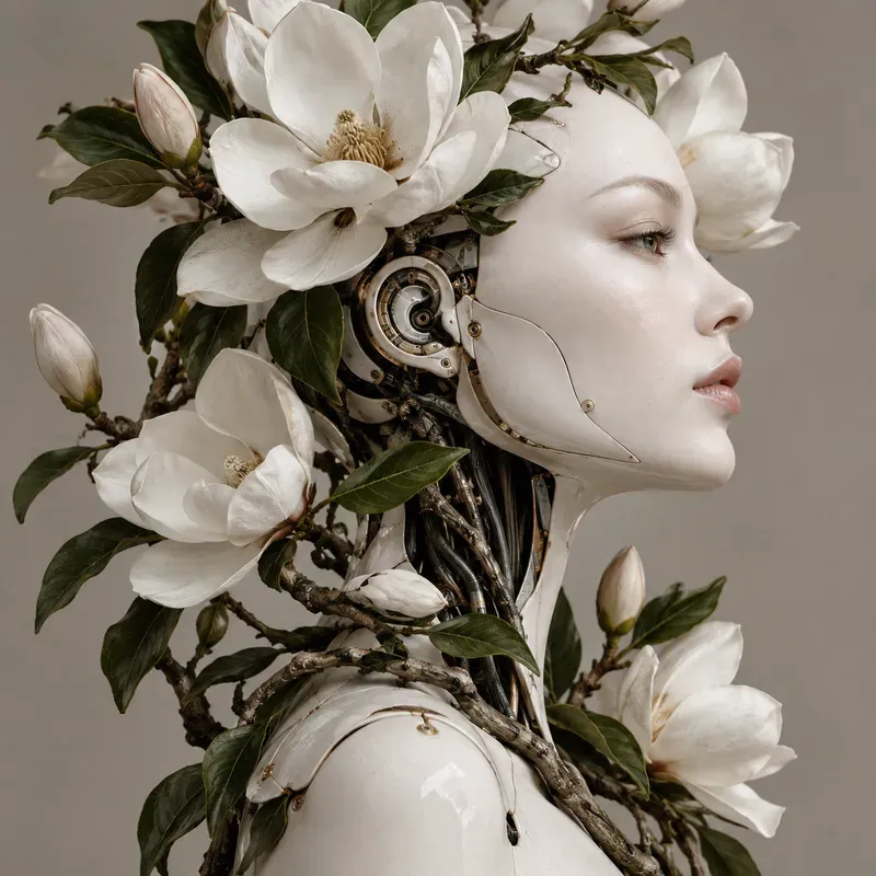 Botanical Android Nature Reborn 3Ds