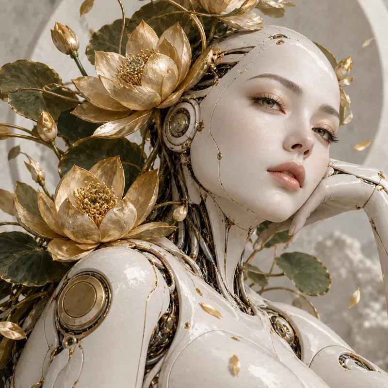 Botanical Android Nature Reborn 3Ds