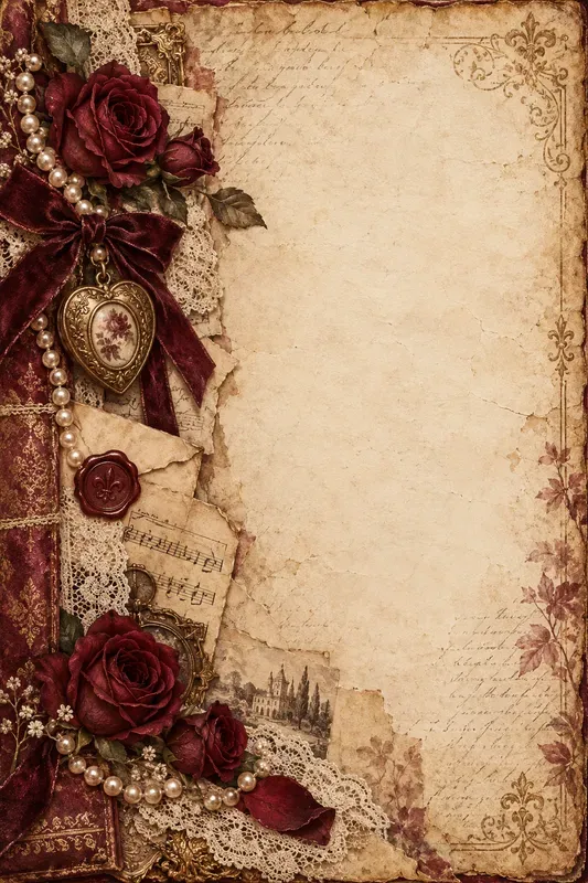 Romantic Junk Journal Page Generator