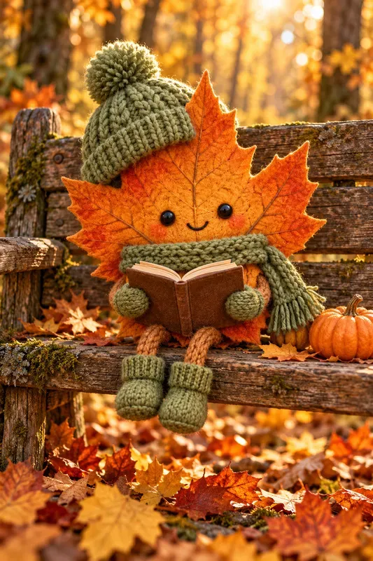 Cozy Autumn Leaf Characters