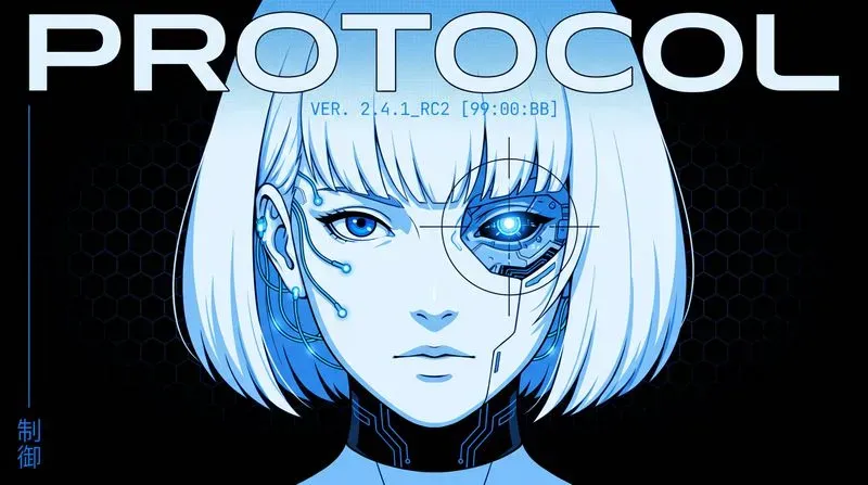 Synthetic Soul Posters Cyborg Anime