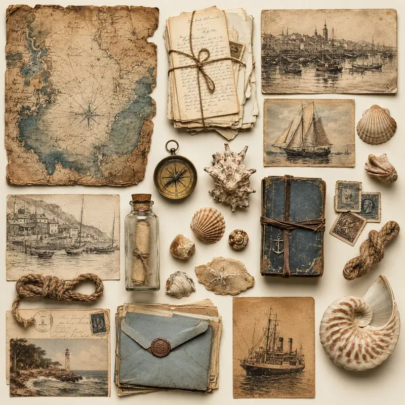 Vintage Ephemera Collage Kits