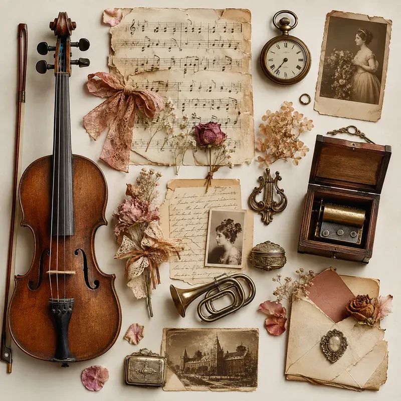 Vintage Ephemera Collage Kits