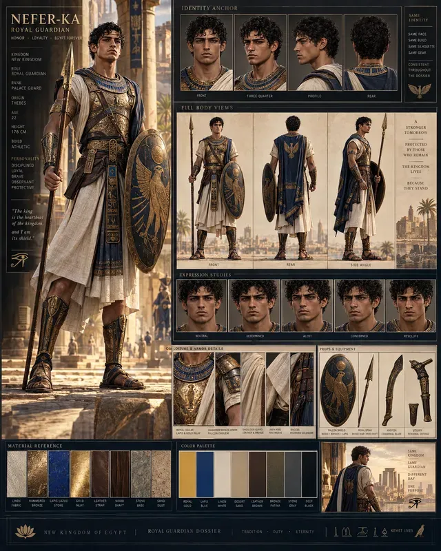 Production Character Dossiers