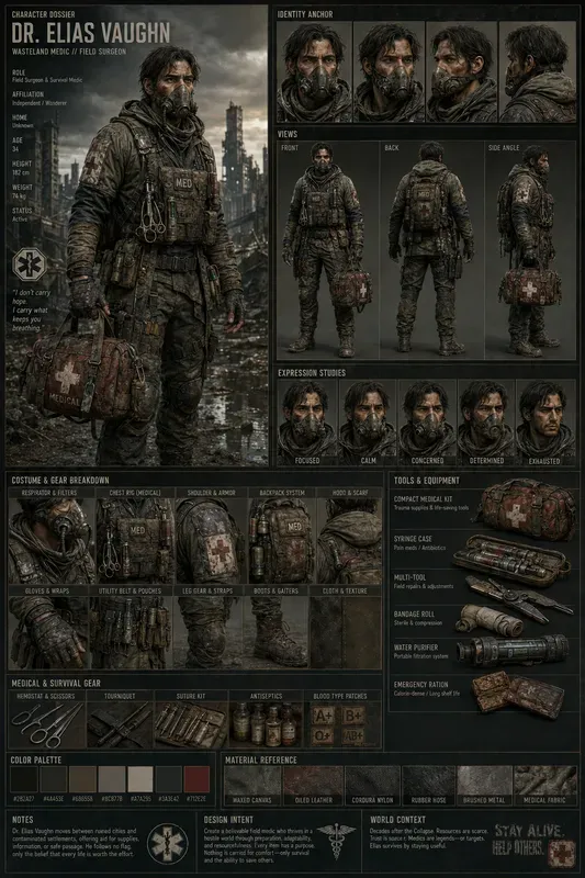 Production Character Dossiers