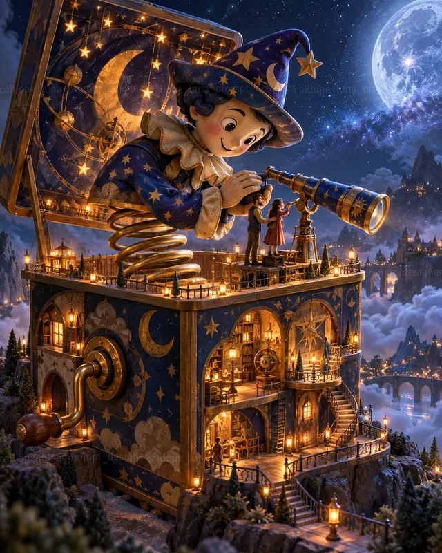 3D Storybook Jackinthebox Worlds