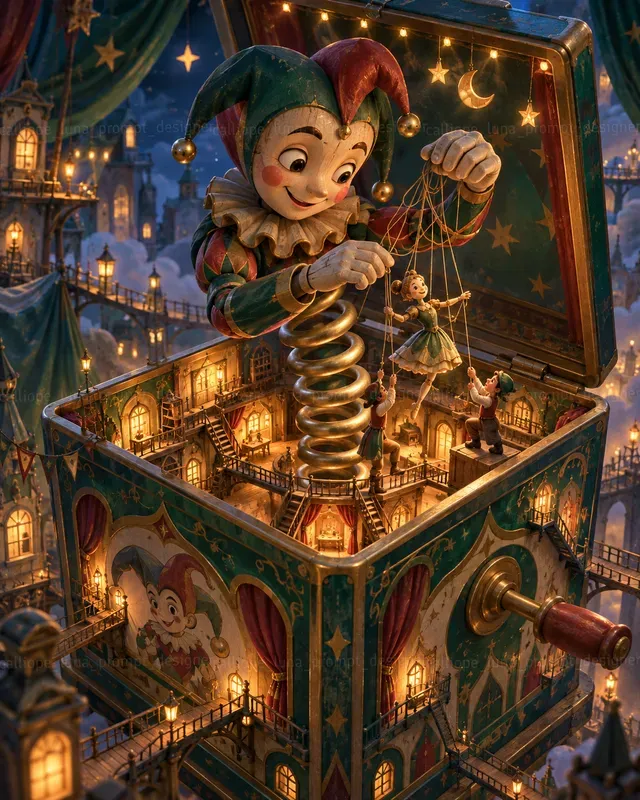 3D Storybook Jackinthebox Worlds