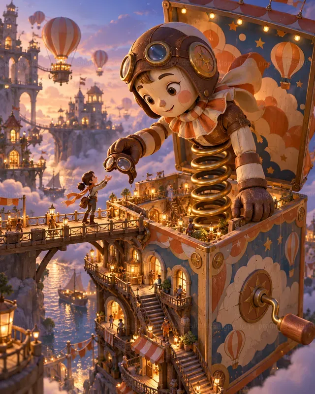 3D Storybook Jackinthebox Worlds