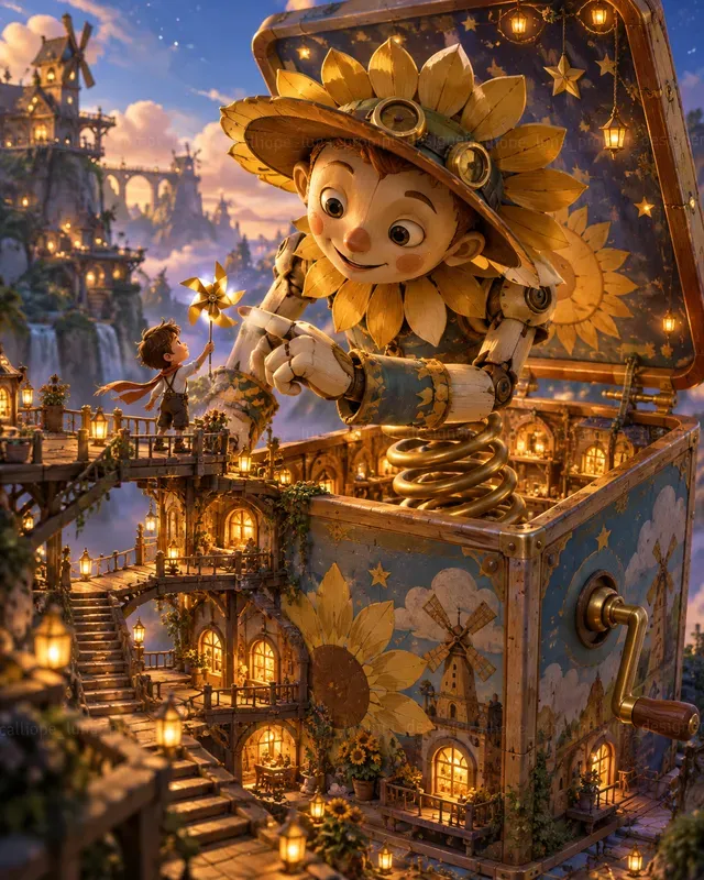 3D Storybook Jackinthebox Worlds