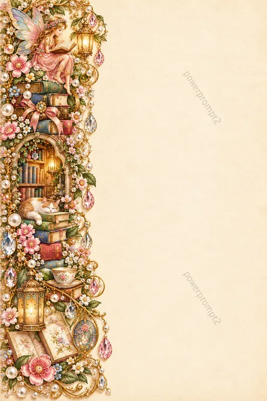 Luxury Pearl Crystal Stationery