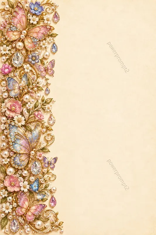 Luxury Pearl Crystal Stationery