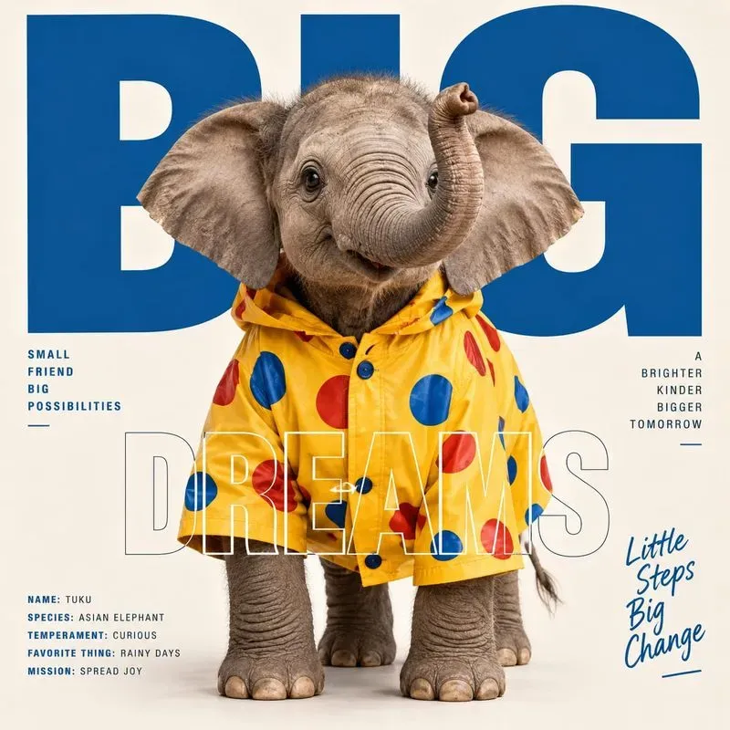Playful Animal Typography Portraits