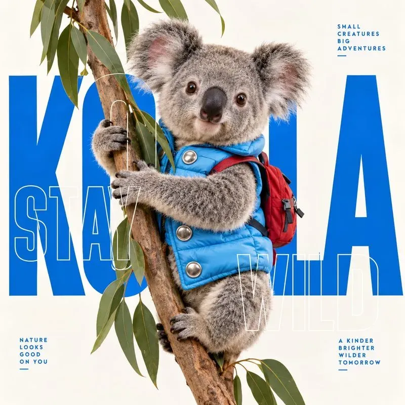 Playful Animal Typography Portraits
