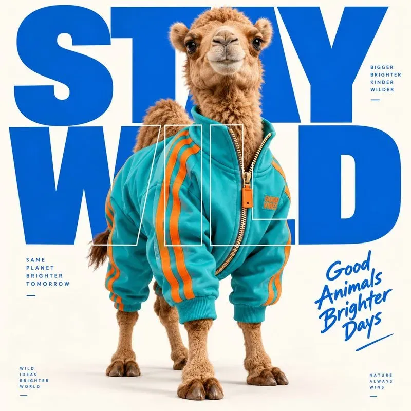 Playful Animal Typography Portraits