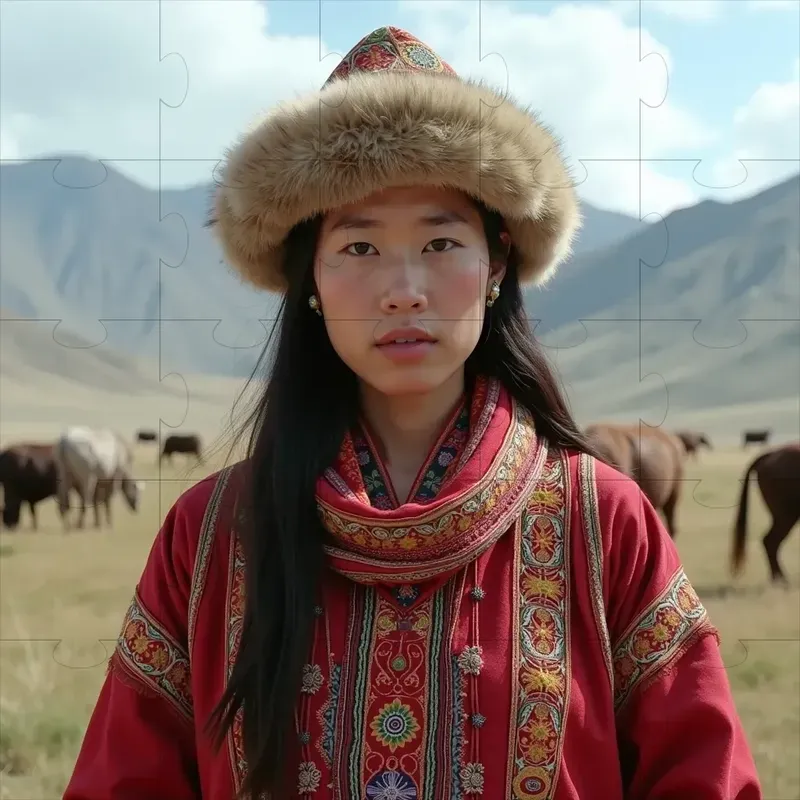 Realistic Cultural Portrait Shots