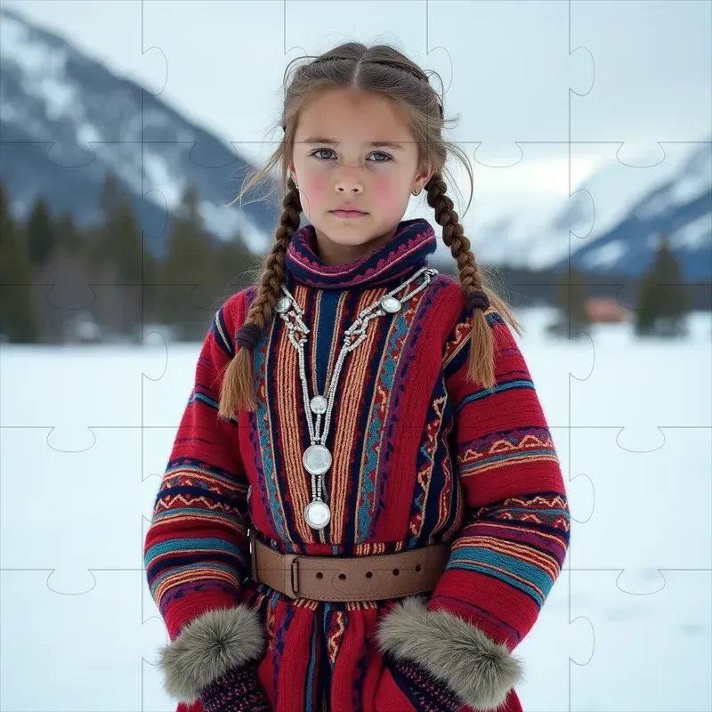 Realistic Cultural Portrait Shots
